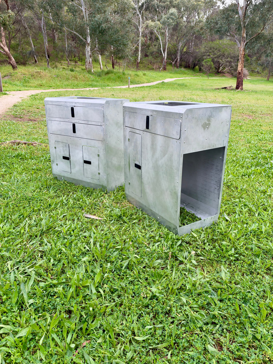 KALD Aluminium Van Fridge Cabinets