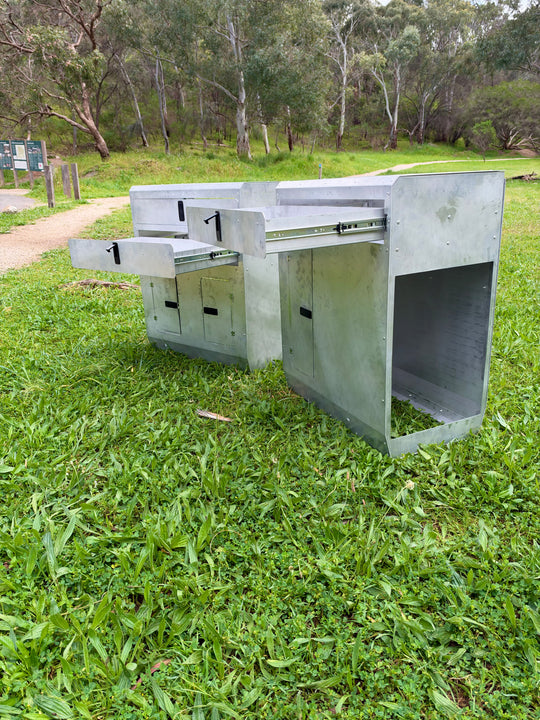 KALD Aluminium Van Fridge Cabinets