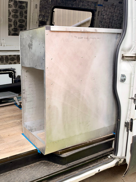 KALD Aluminium Van Fridge Cabinets
