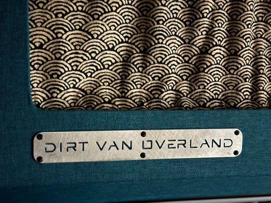 Dirt Van Overland Logo Plate