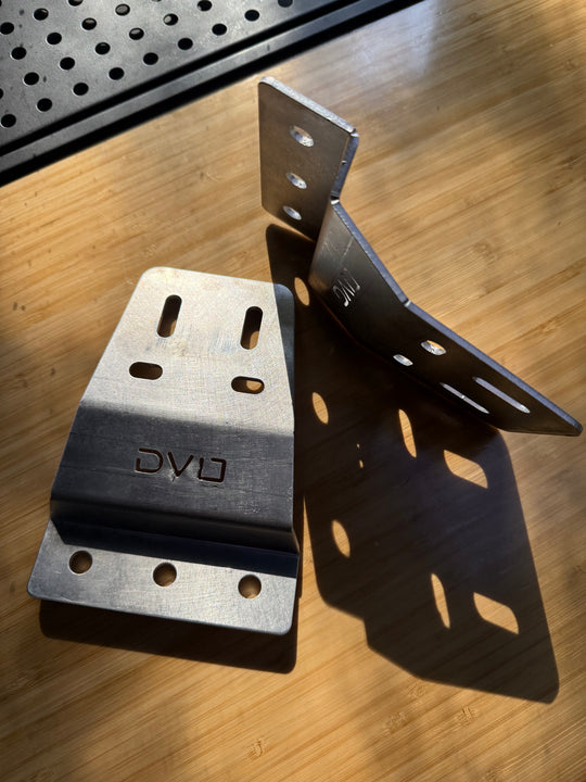 All Purpose Brackets for Crossbars, Lightbars &amp; Solar Arrays