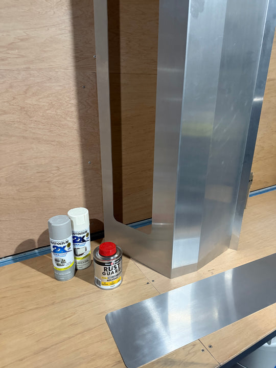 Overhead Aluminium Cupboard For Campervans — Standard