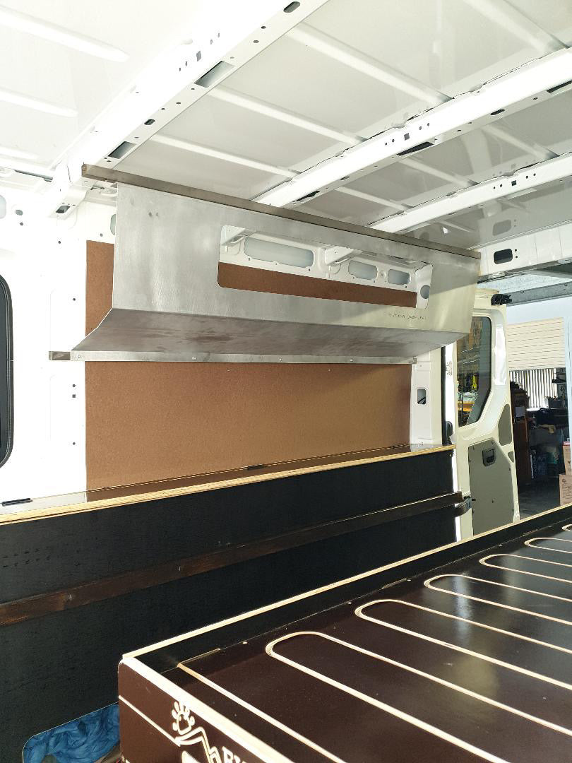 Overhead Aluminium Cupboard For Campervans — Standard