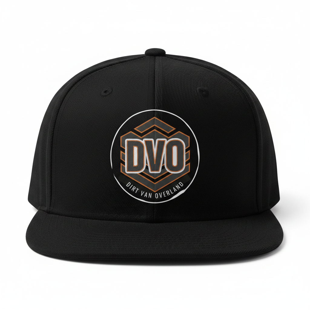 Dirt Van Overland Flat Peak Cap Front