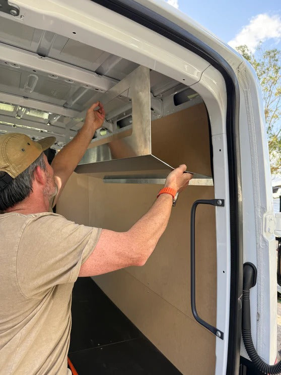 Overhead Aluminium Cupboard For Campervans — Slimline