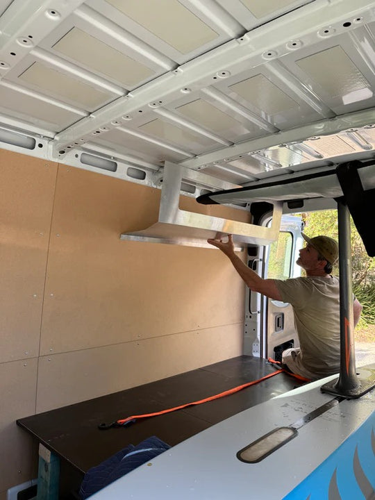 Overhead Aluminium Cupboard For Campervans — Standard